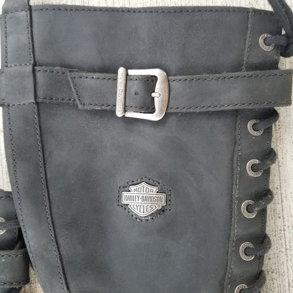 Harley-Davidson women's size 7 knee high lace-up boots
